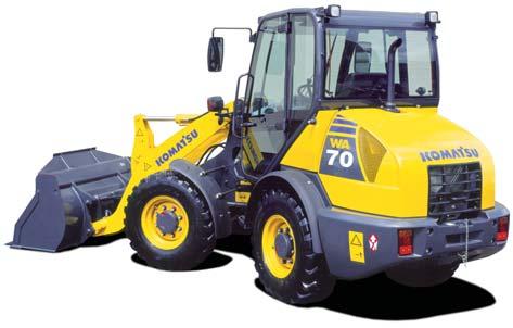 Serviceability Customers with large numbers of compact wheel loaders especially prefer to do their own servicing. This ensures the best availability of their equipment.