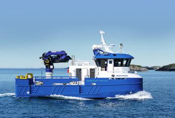 00 m single- and twin-deck boats are popular service catamarans intended for use in the aquaculture and service industry.