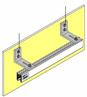 Application Briefs WALL MOUNTING B60 or B100C SYSTEMS Polarizing lip orientation is vital to the proper installation of STARLINE Track Busway.