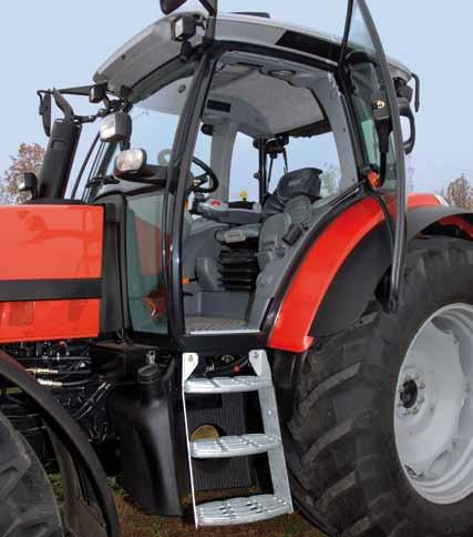 Unbeatable comfort The comfort of a modern tractor comes from a number of factors combining to make the daily work environment both pleasant and gratifying.