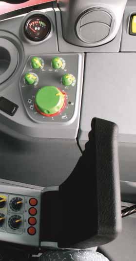 In addition, a thumbwheel control in the armrest can be used by the driver to select performance mode, for a slick and sporty automatic shift, or