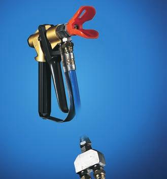 2 Spray guns and paint spray guns WIWA spray guns for PFP material extra large material passages ideal for highly viscous materials with swivel Model Max.