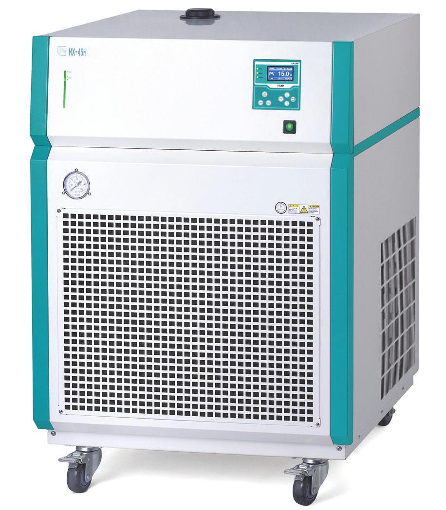Recirculating Coolers (General) Providing a constant temperature control and high cooling efficiency. Performance Temperature range from 3 to 40. High cooling capacity up to 7.1kW at 20.