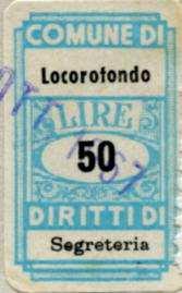 00 50 Lire blue T2 12/1971 2/75 2.00 Sanitari 18.