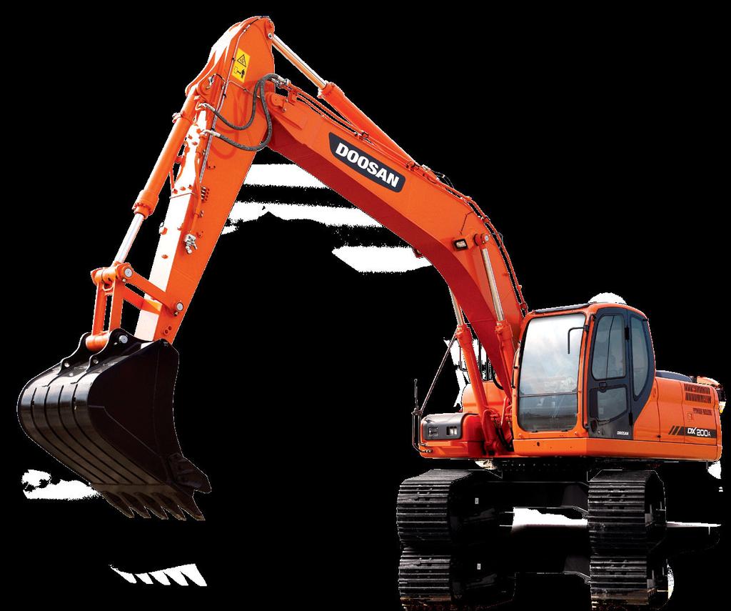 Doosan s machine is designed for comfortable, long-term operation in tough areas.