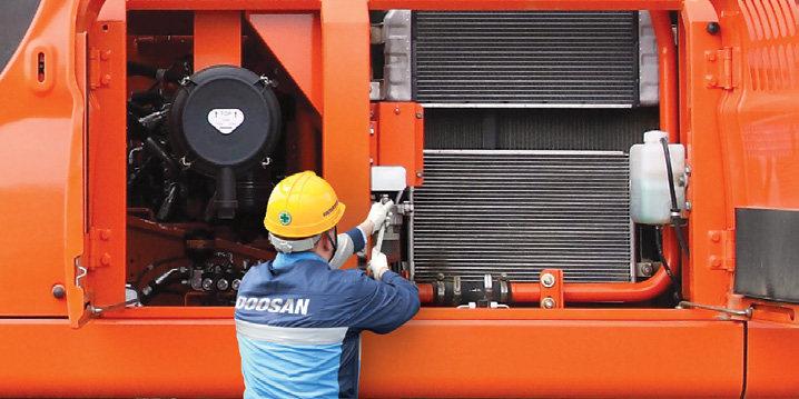 Reliability DOOSAN uses computer-assisted design techniques, highly durable materials and structures then test these under
