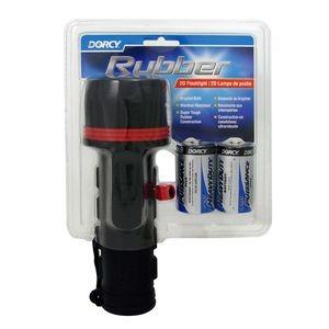 The flashlight is construction of durable rubber and contains a super bright krypton bulb for greater visibility.