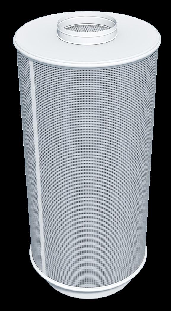 DD-RD-360 The Model DD-RD-360 is a round displacement diffuser with a 360 degree airflow designed for free-standing mounting for displacement coverage of very large rooms.