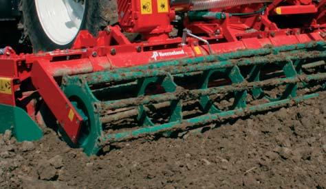 harrow / seed drill combinations Flexline Roller Ø 585mm For light to medium-heavy soils especially under varying soil conditions Large diameter gives perfect carrying capacity Beneficial for heavy