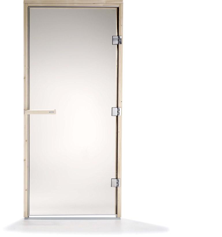www.tylo.com Sauna door DGM-101-210 spruce Door of tinted, tempered safety glass set in a frame of spruce.