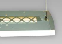 DISTANCE BRACKET FOR CEILING MOUNTING OF C20-S Gives space for cables between luminaire top and