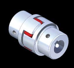 ACCESSORIES / TRANSMISSION ELEMENTS Flexible coupling series RA Elastic torsional couplings are designed for direct transmission of torque.
