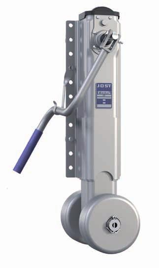 our stabilising (Modul CS) and aluminium telescopic landing gears (Modul CA) with lubrication tube Patented Modul drive Time-saving and economical operation Large lift by one turn of the crank (15