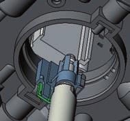 the puck holder can be inserted into the guide rail of the control unit and 2. the supports of the control unit can be inserted into the pilot air ports of the actuator (see also Fig. 21 ). NOTE!