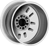 240 Wheels and Tires On all two-piece flat wheel nuts, apply one drop of motor oil between the flat washer and the nut.