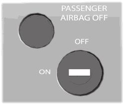 40 Supplementary Restraints System Turning the Passenger Airbag Off WARNING: If the light fails to illuminate when the passenger air bag switch is in the OFF position and the ignition switch is in
