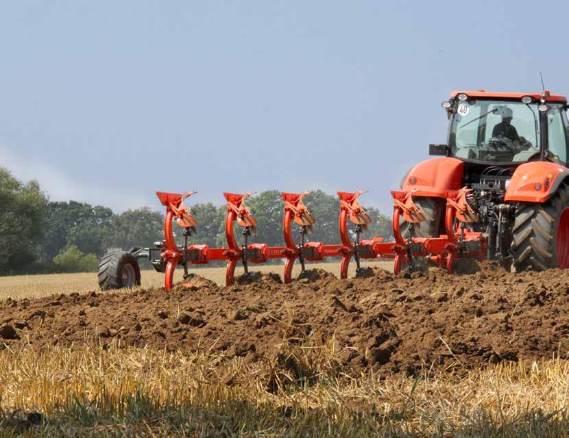 FOR TOUGHER CONDITI RM3000V/RM3005V Variomat Ploughs Kubota RM3000 serie These are compact ploughs, easy to lift, equipped with the Variomat system to work in any soil conditions.