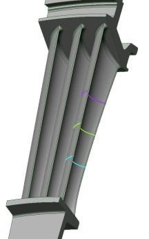 Leading-Edge Inspection: Virtual Gauging PolyWorks offers unique virtual gauging capabilities through 3D calipers.