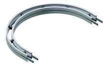 Plain bend Standard plain bend S620 consists of two aluminum profiles and plas c clamp Plain bend configura on Part no.