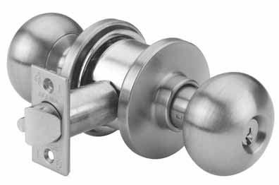 CK800 Series Trim Designs The CK800 Series Heavy-Duty Cylindrical Locks are available in two knob designs KR and KB