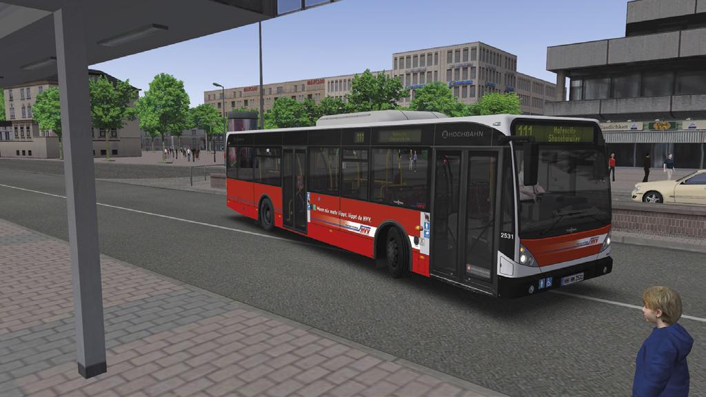 ramps for wheelchairs. The AGG 300 is the first fully functional bi-articulated bus in OMSI 2 with 80 ft (25 m) length.