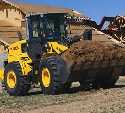 DURABLE DESIGN AND RELIABLE POWER Tight deadlines, heavy loads, rough terrain, brutal temperatures, or all of the above A New Holland wheel loader will match your demands.