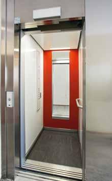 The heavy swing doors of the existing lifts were not only difficult to use, they also posed a safety risk.