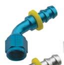 SERIES 8000 PUSH-LITE RACE HOSE ENDS Unless noted, the standard hose end color is blue.