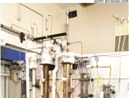 Figure 2. Reactor system used to convert algae oil to JP-8.