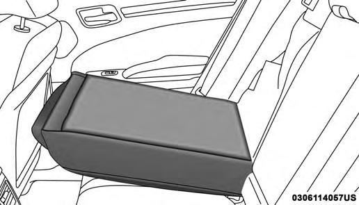 50 GETTING TO KNOW YOUR VEHICLE Folding Rear Seat The rear seatbacks can be folded forward to provide an additional storage area.