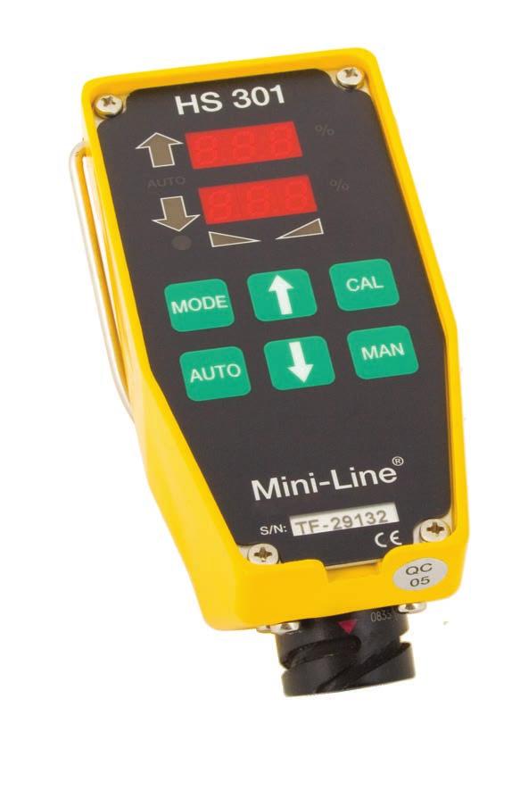 comfortably in one hand, enabling the operator to walk around G224 SONIC SENSOR the screed during