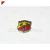 Abarth 595 Abarth SS emblem for Fiat 500 Dimentions 6 x 4 cm. 500 595 Abarth Esse Esse... 600 850 1000 Chrome Emblem 500 600 Abarth Monomille.