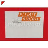 .. 500 Parts Catalog 500 F Brochure 500 L Brochure AC-500-004 AC-500-005 AC-500-006 Parts catalog for Fiat 500 Part #: AC-500-004 Fine anastatic reproductions of the