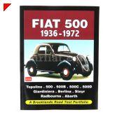 .. 500 Bianchina Indoor Car Cover 500 fuoriserie Book 500 1936-1972 - Road Test.