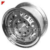 5 x 12 inch polished aluminum wheel with 4 x 98 mm for Fiat 500 and 600... 500 Polished Aluminum 10"... 500 Polished Aluminum Wheel.
