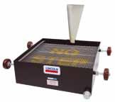 Portable used fluid handling equipment collection and transfer equipment, pump-assist Model 3662 Pit drains Pit drains are designed for track-mounting in service pits or drive over applications.