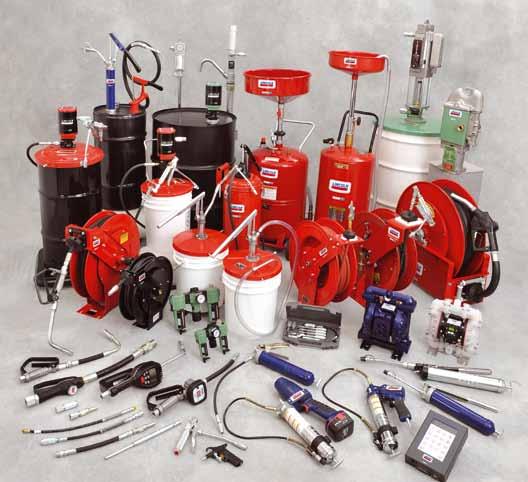 A complete line of lubrication solutions and industrial pumping products At every construction site, automobile repair shop and industrial plant, maintenance and automotive service professionals need