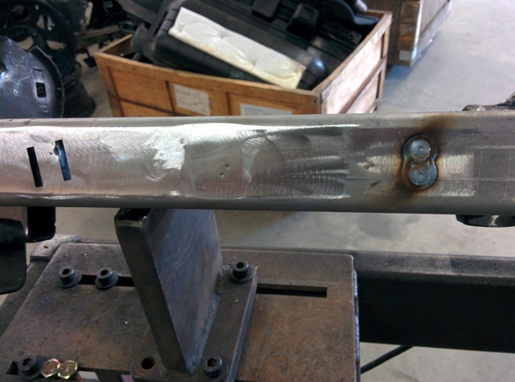 Figure 14. Center Plate Sides Welded to Truss Figure 15.
