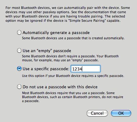 If the interface paired properly, a Bluetooth Setup Assistant window will appear confirming, "Pairing was completed successfully" and "A computer serial port was created".
