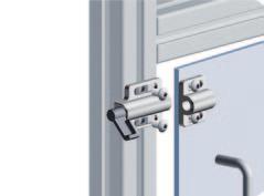 spring-assisted locking pin; separate slot locking included.