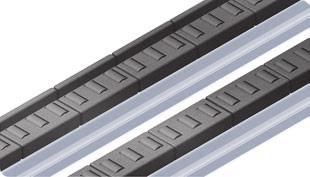 Castors and glides Profile series I-40 Clip-Fix roller element For making roller conveyors of any width and length.
