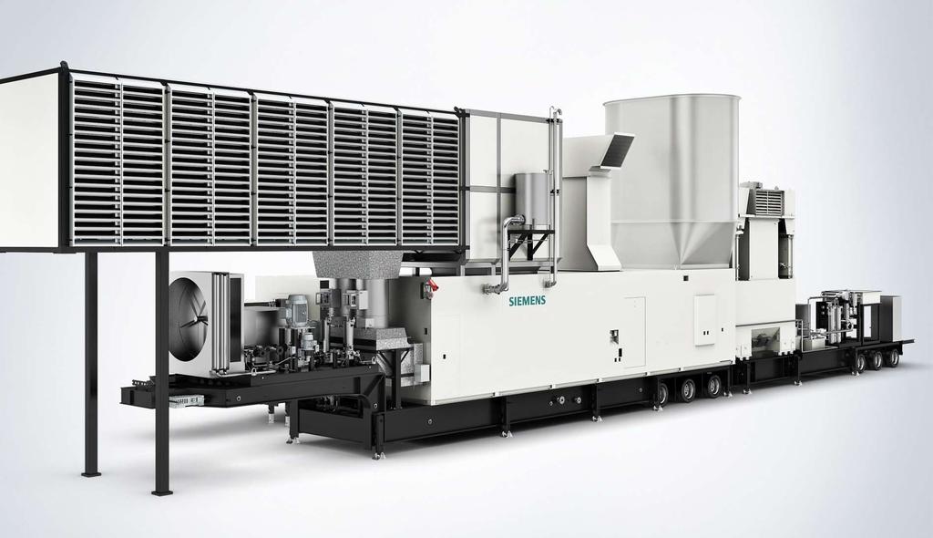 Siemens introduces the SGT-A45 mobile unit Outstanding performance in Fast Power