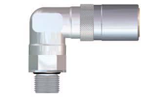 Socket 90 with shut-off valve cylindrical BSP male thread delivered with KES