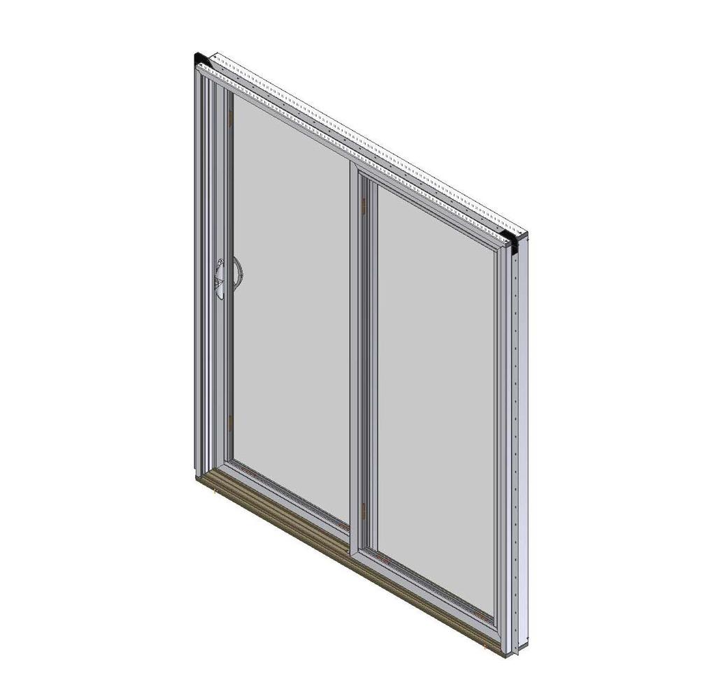 100 Series Gliding Doors (2009 to Present) 2-Panel Parts Illustration Parts Illustration Manufactured 2009 to