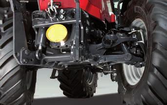 This makes for better grip and greater stability compared to conventional axles, resulting in improved driving safety.