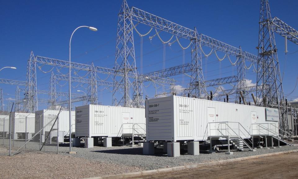 Energy Storage in Primary Reserve Located at the Los Andes substation in the Atacama Desert in Northern Chile 12 MW lithium ion energy storage Operational