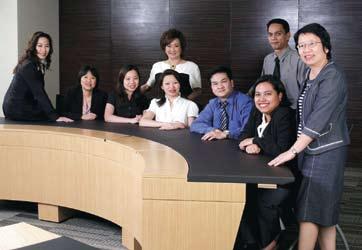 The Association (Cont d) Its Organizational Structure and Family Tree Standing, from left: Chuah Mei Lin Feizal Ahmad Joanne Wong Sitting, from left: Sharen Cheah Lydia Ore Ng Ai Leen Wong Ai Mei