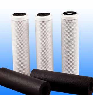 StreamTex CCB / CCF Activated Carbon Filter Cartridges Available as Activated Carbon Block or Carbon Fibre Depth Filtration Removes heavy metal in water Removes odours, can reduce chlorine &