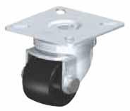 Material: Steel Caster Type: Swivel Bolt Hole Spacing: 3-1/4" x 2-3/8" (83 mm x 60 mm) Bolt Hole Size: 11/32" (8.