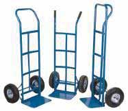 /Each MH300 Dual Handle 46 14 x 9 600 20 MH301 Continuous Handle 48 14 x 9 600 22 MH302 P-handle 51 14 x 9 600 22 MH301 MH300 MH302 FLAT FREE WHEEL HAND TRUCKS Constructed of 1", 16-gauge steel